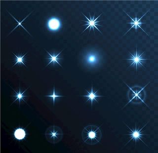 矢量星光图片