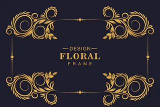 欧式花纹边框图片