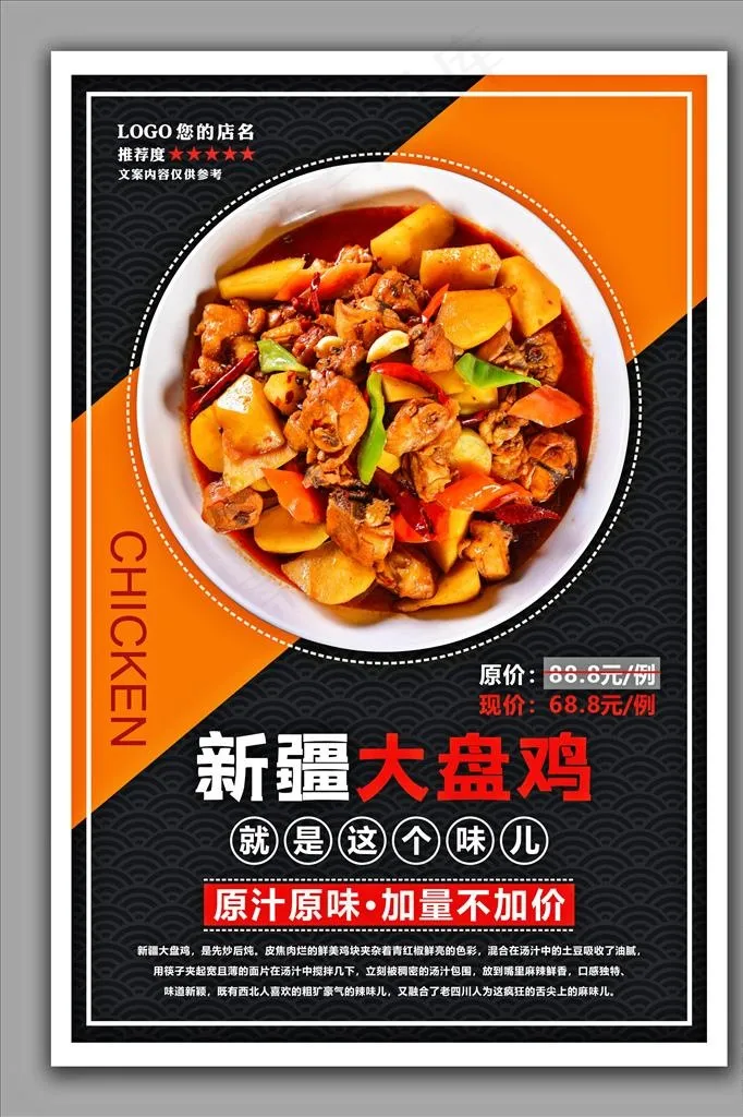 大盘鸡图片cdr矢量模版下载