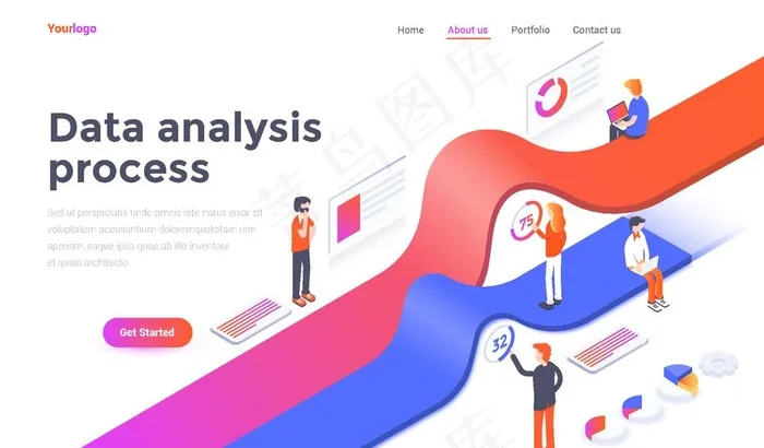 科技感电脑未来插图图片ai矢量模版下载