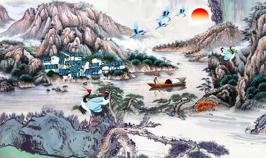 山水画图片 山水画图片