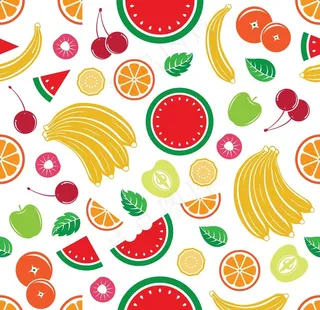 卡通水果背景图片