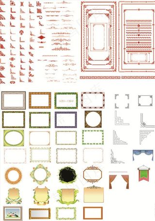 复古边框图片