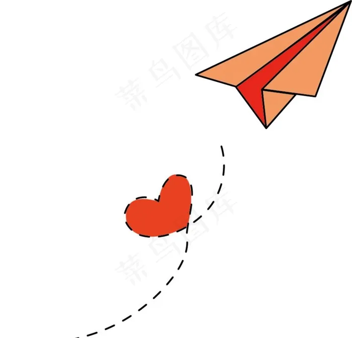 纸飞机图片ai矢量模版下载