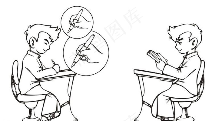 卡通人物图片cdr矢量模版下载