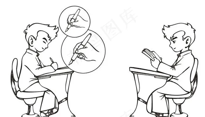 卡通人物图片cdr矢量模版下载