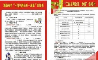 消防安全告知书图片