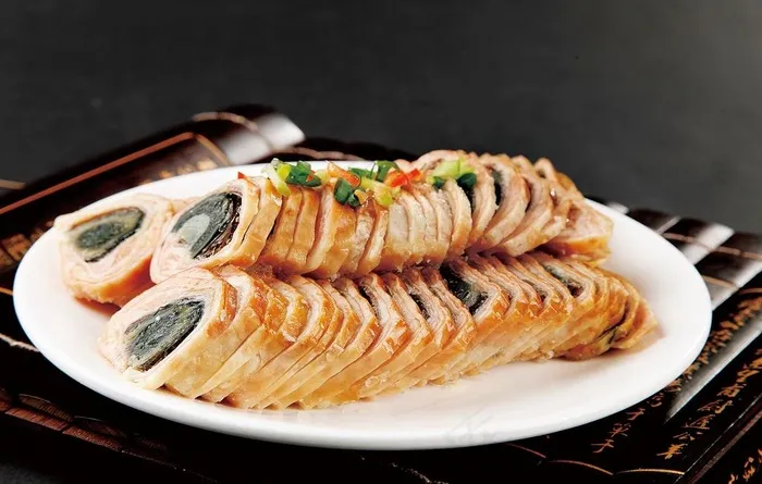 松花鸭皮卷图片