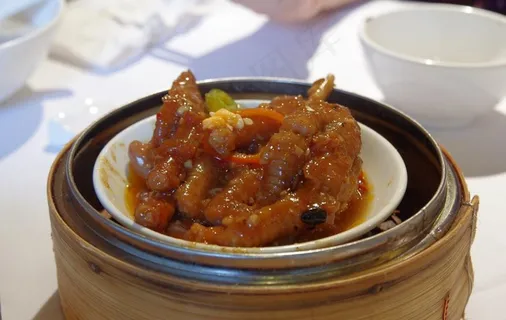 香港早茶点的凤爪图片