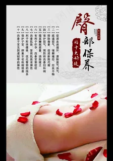 臀部保养 美容臀部海报 美容美图片