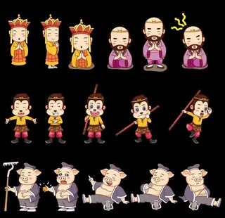 西游记卡通素材图片