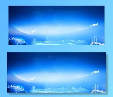 蓝色会议背景图片