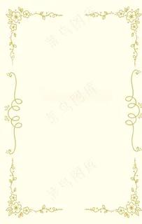 金色欧式边框背景图片 金色欧式边框背景图片