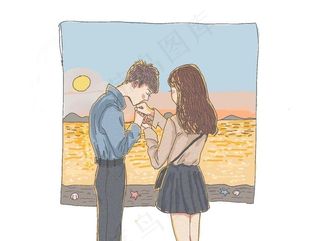 甜甜的恋爱图片