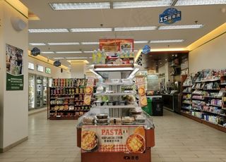 便利店货架图片