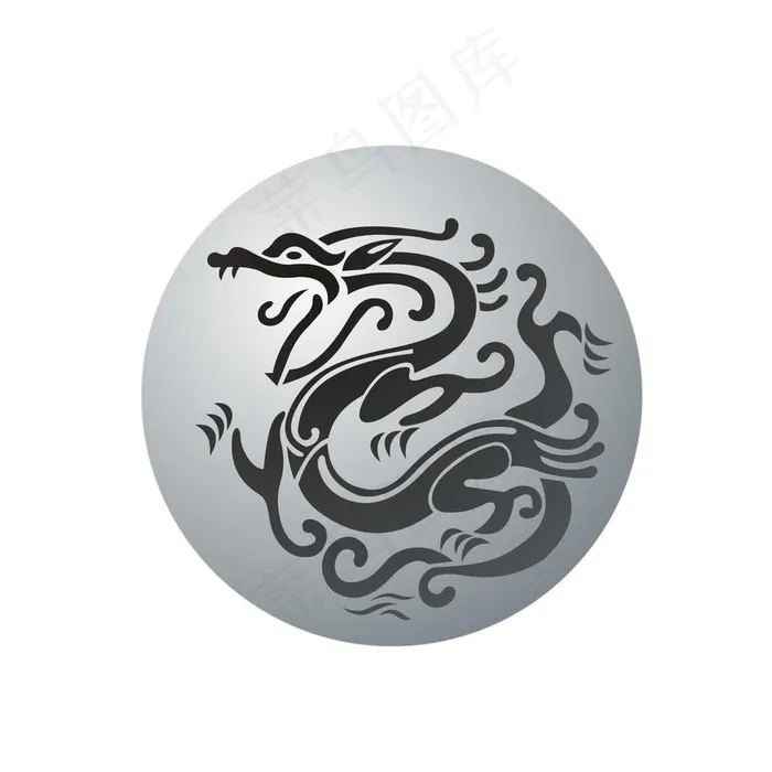 龙LOGO图片cdr矢量模版下载