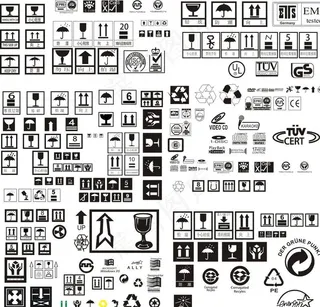 包装箱标识图大集合图片