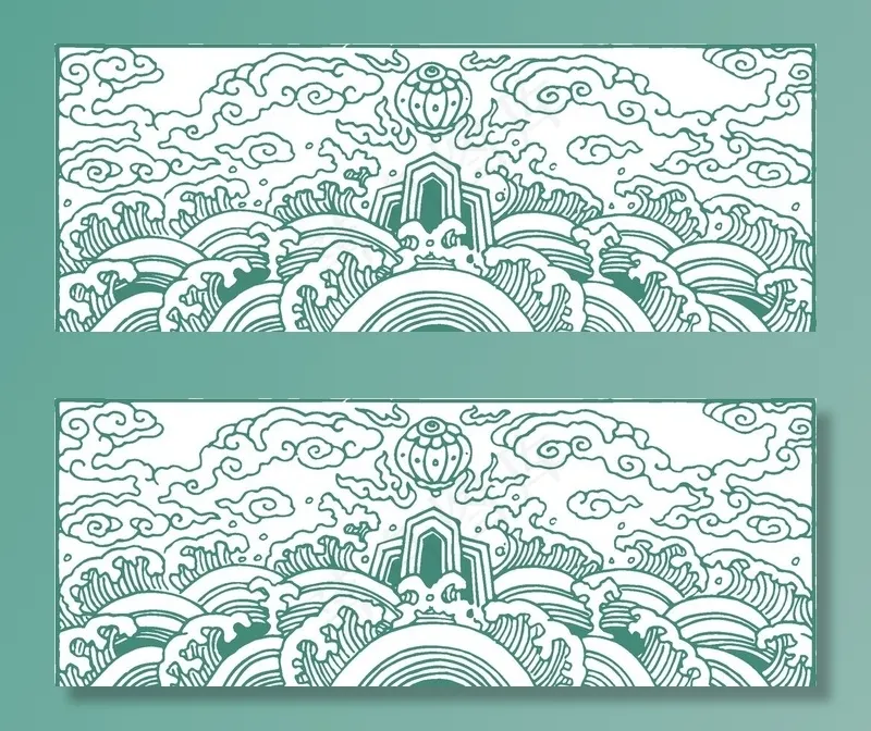 浪花图片ai矢量模版下载