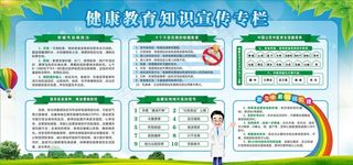 健康教育知识宣传专栏图片