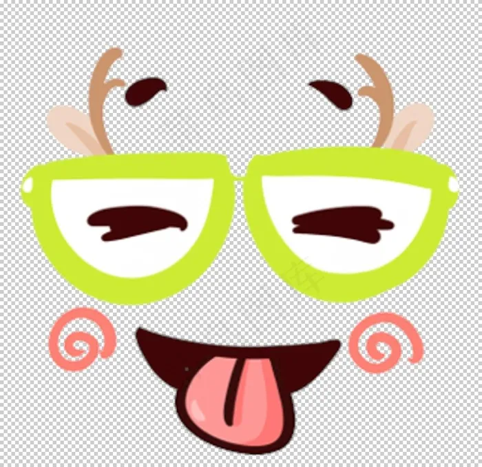 卡通调皮表情菜鸟图库片