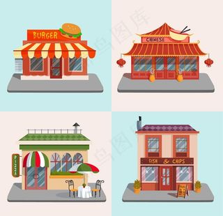 国际餐厅建筑图片