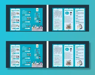 防诈骗三折页图片