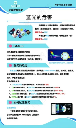 蓝光的危害图片