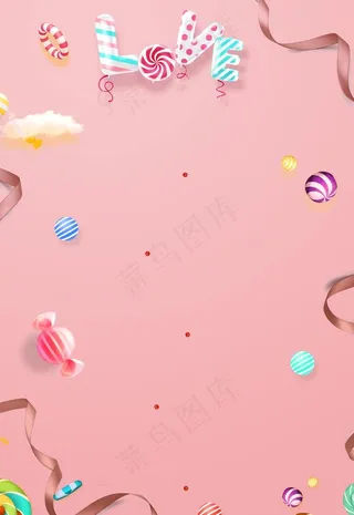 糖果背景图片