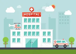 卡通医院图片