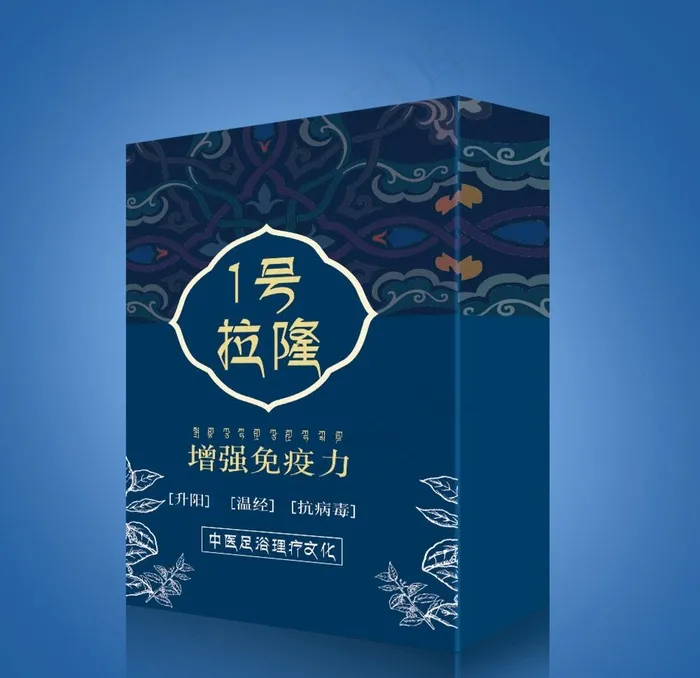 中药包装盒图片psd模版下载