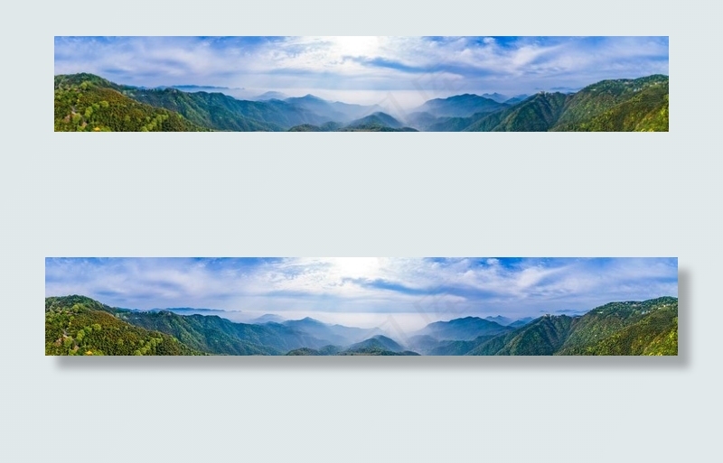 莫干山顶峰全景自然风景图片