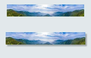 莫干山顶峰全景自然风景图片