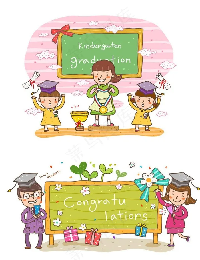 学校图片ai矢量模版下载