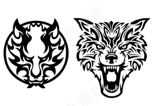 狼头图标图片