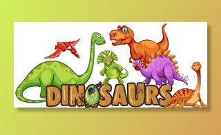 卡通恐龙背景图片