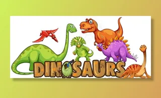 卡通恐龙背景图片