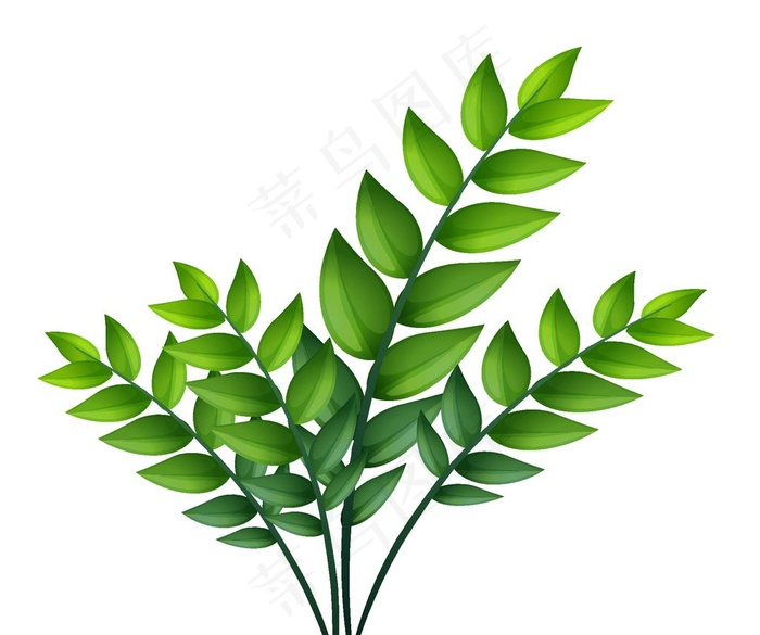 卡通树图片ai矢量模版下载