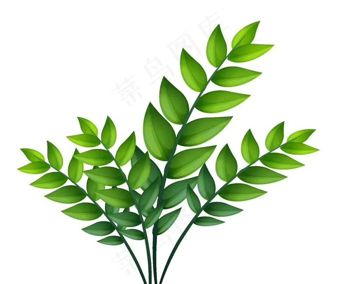 卡通树图片ai矢量模版下载