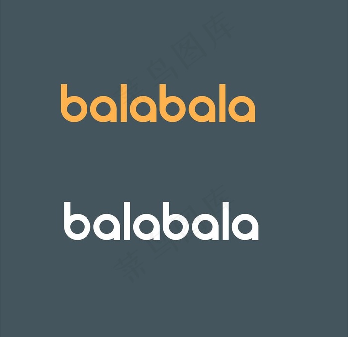 巴拉巴拉LOGO图片ai矢量模版下载