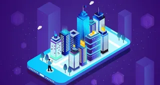 科技城市2.5D智慧建筑图片