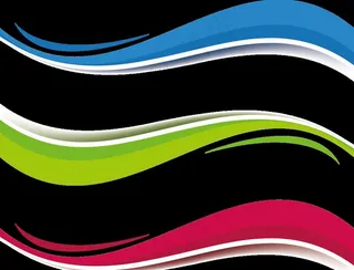 弧形起伏元素图片