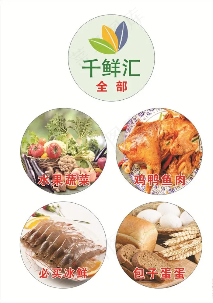千鲜汇图片(210X297)cdr矢量模版下载