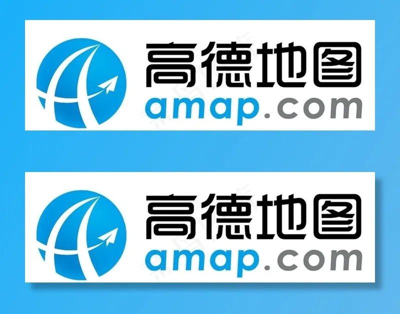 高德地图logo图片ai矢量模版下载