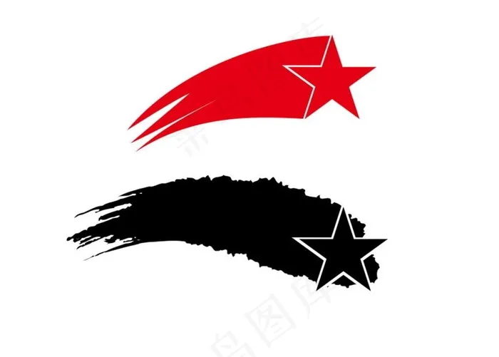 星星logo图片cdr矢量模版下载