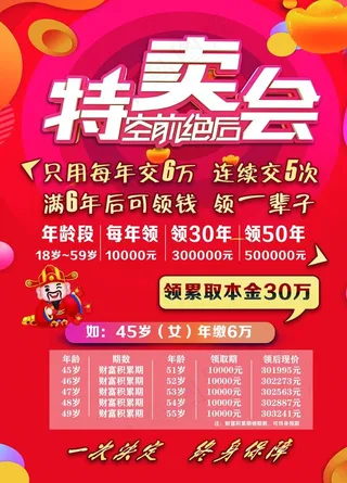特卖会海报图片