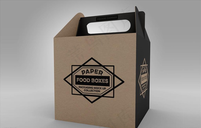 包装盒样机图片