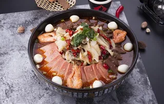 海鲜毛血旺图片