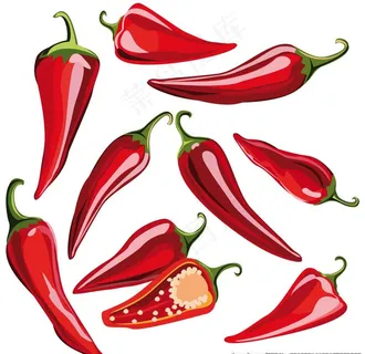 卡通辣椒图片