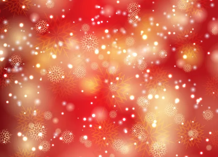 红色圣诞背景图片ai矢量模版下载