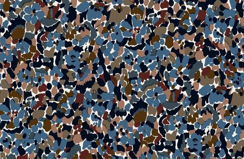 大牌花 数码印花  小碎花图片